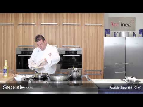 Saporie.com - Risotto alla barbabietola e filetto di platessa croccante alla salvia