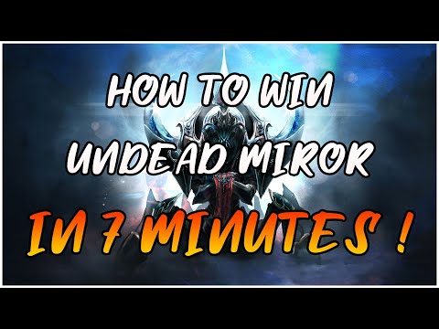 KraV vs Lex "How to win Undead Mirror In 7 minutes" | WC3