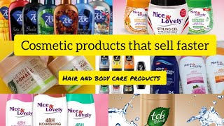 COSMETIC PRODUCTS THAT SELL FASTER, PART 2, HAIR AND BODY CARE PRODUCTS #businessideas #cosmetic