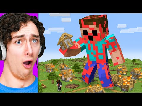 Using GIANT STEVE to Scare My Friends in Minecraft