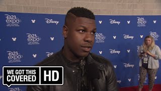 INTERVIEW: John Boyega Talks STAR WARS: THE LAST JEDI At D23 [HD]