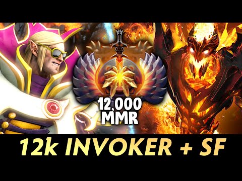How 12,000 MMR Mid on Invoker and Shadow Fiend
