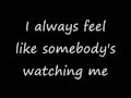 Somebody's Watching Me w/ lyrics (Geico) 