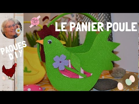 DIY PANIER POULE DE PAQUES Tutoriel 2mm pour créer ☆ LOISIRS CREATIFS ✂️©A63