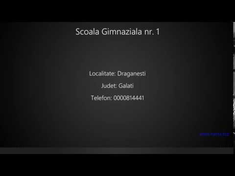 Scoala Gimnaziala nr. 1 Draganesti