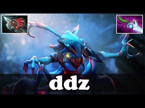 ddz 8300 MMR Plays Weaver with Hurricane Pike and Difusal blade - Dota 2