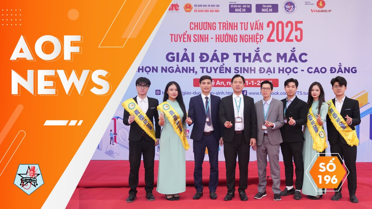 AOF NEWS SỐ 196: TƯ VẤN TUYỂN SINH HVTC 2025 - KHÁM PHÁ BÍ QUYẾT LỰA CHỌN NGÀNH HỌC ĐÚNG ĐẮN