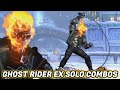 UMVC3 EX - GHOST RIDER SOLO COMBOS!