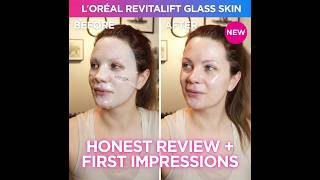 NEW L'oreal glass skin mask and serum Review