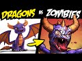 What If FAMOUS DRAGONS Were ZOMBIES Stories Speedpaint