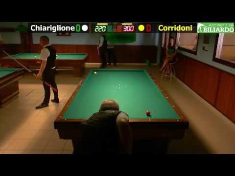 Chiariglione vs Corridoni - Gara Interr.le 1/2/3 Cat. CSB Accademia del Biliardo Terni 3 Giu 2017