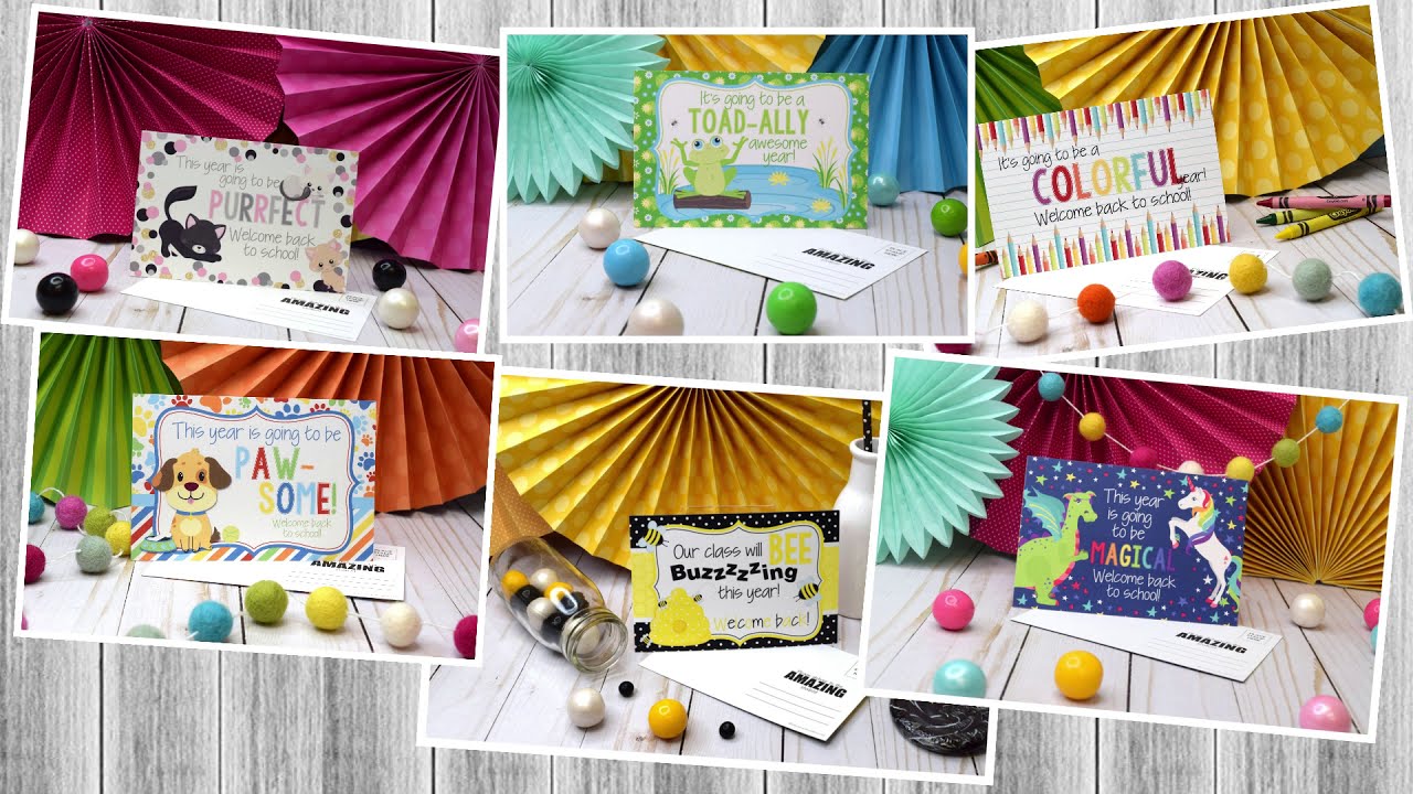 Teacher Postcards for Students