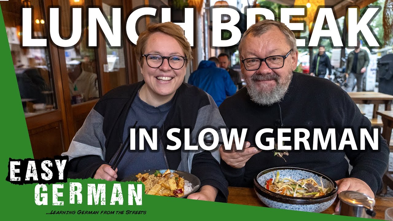 Our Lunch Break in Slow German | Super Easy German 265