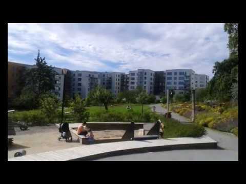 Hanstavägen, Skagafjordsgatan, and Kista Alleväg Urban Block in Kista, Stockholm, Sweden