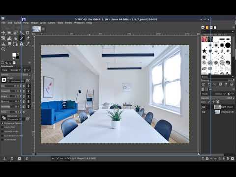 Preview of new filter "Light & Shadows / Guided Light Rays"