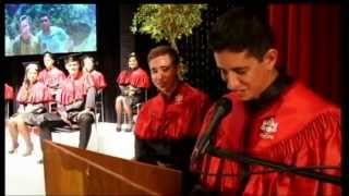 Homenagem aos amigos - Formatura