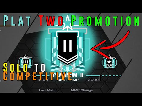 Solo to Comp: Plat Two Promotion Game - Rainbow Six Siege Gameplay
