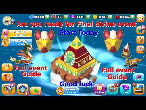 Are you ready for Final Divine event-Dragon Mania legends | Hatched Cat Eel Dragon | DML