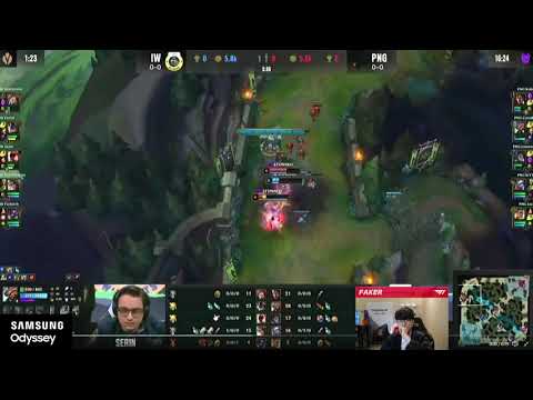 FAKER REAGINDO AO DIVE DA PAIN