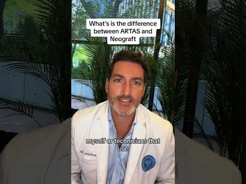 THE DIFFERENCE BETWEEN ARTAS AND NEOGRAFT #shorts