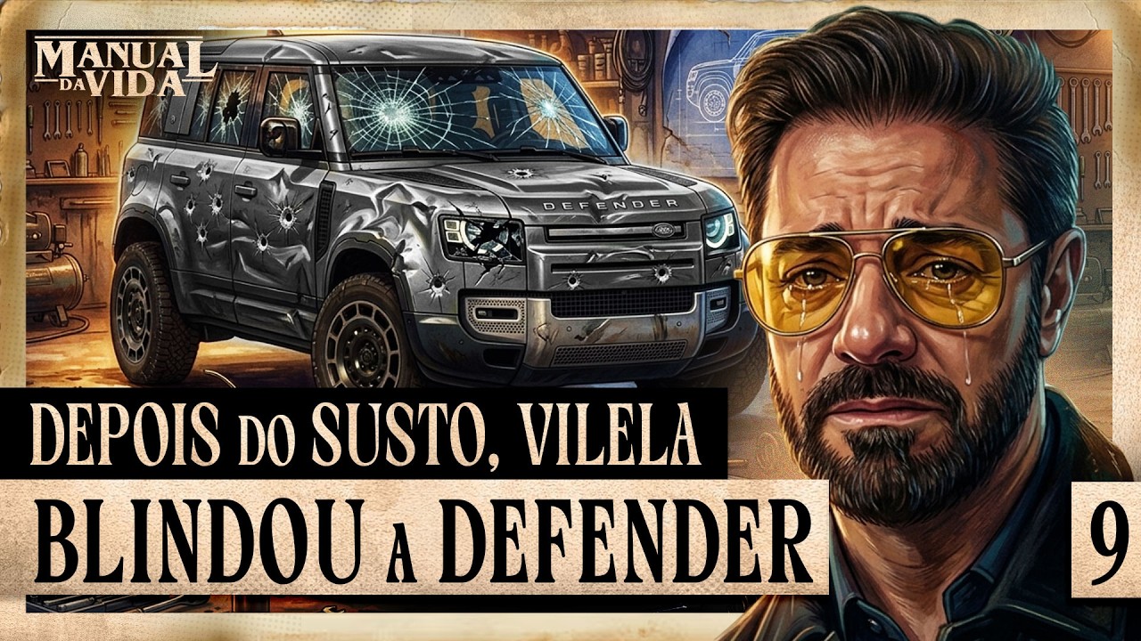 VILELA TOMA SUSTO E BLINDA DEFENDER! - Manual da Vida #009