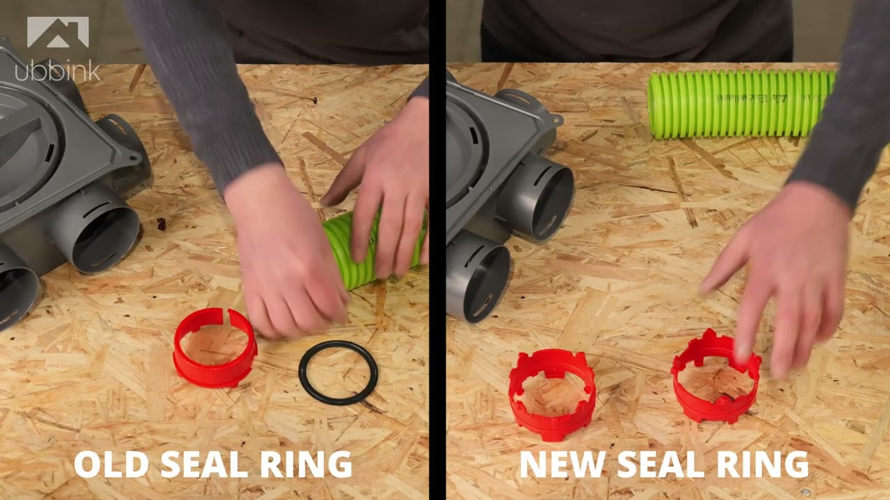 NEW Ubbink Air Excellent seal and click rings