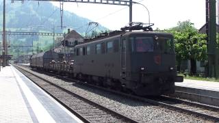 preview picture of video 'SBB Ae 6/6 11517 Brunnen in Frutigen [13.05.11]'