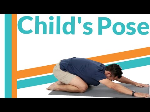 Child's Pose for Lower Back Pain