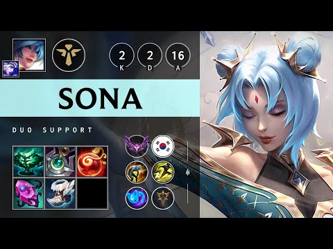 Sona Support vs Lulu - KR Master Patch 25.12