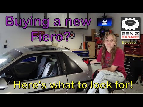 What to look for when buying a Fiero! - Gen Z Garage - Ep 1