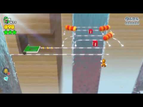 Super Mario 3D World (Switch) 3-7 Speedrun - Time: 23 (Former WR)