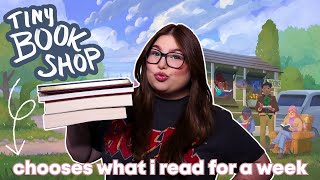 TINY BOOKSHOP Chooses What I Read for a Week 🗺️✨📖 Was It Actually WORTH It?!