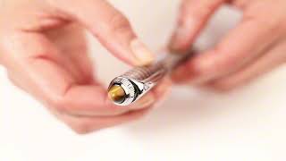 R Do Dheng D Full Silver Tiger Eye 132 Pen