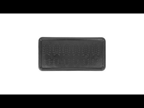 Tapis caoutchouc Noir - Matière plastique - 80 x 2 x 40 cm