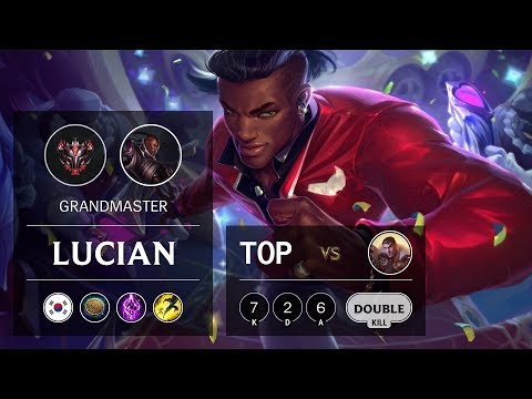 Lucian Top vs Jayce - KR Grandmaster Patch 9.7