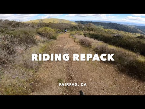 Riding Repack Downhill in Fairfax California