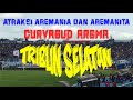Amazing, Aksi Tribun Selatan Curvasud AREMA, AREMA FC Vs TIMNAS U22