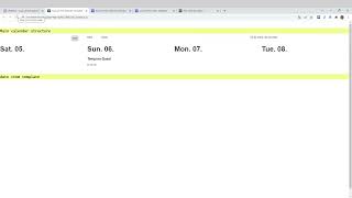 NCF Tutorial – Webflow Calendar
