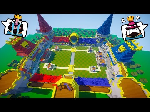 Playing Clash Royale in MINECRAFT for the first time!!  (Did you know this?)