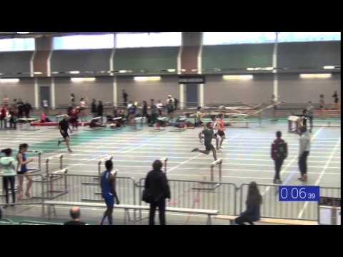 60m H - Qualif 7 - Hanna - Université McGill Rencontre ouverte MARTLET, Montréal 2015