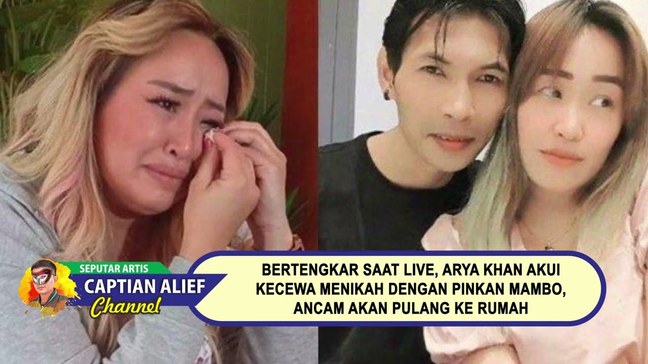 Bertengkar Saat Live, Arya Khan Akui Kecewa Menikah dengan Pinkan Mambo, Ancam akan Pulang ke Rumah.