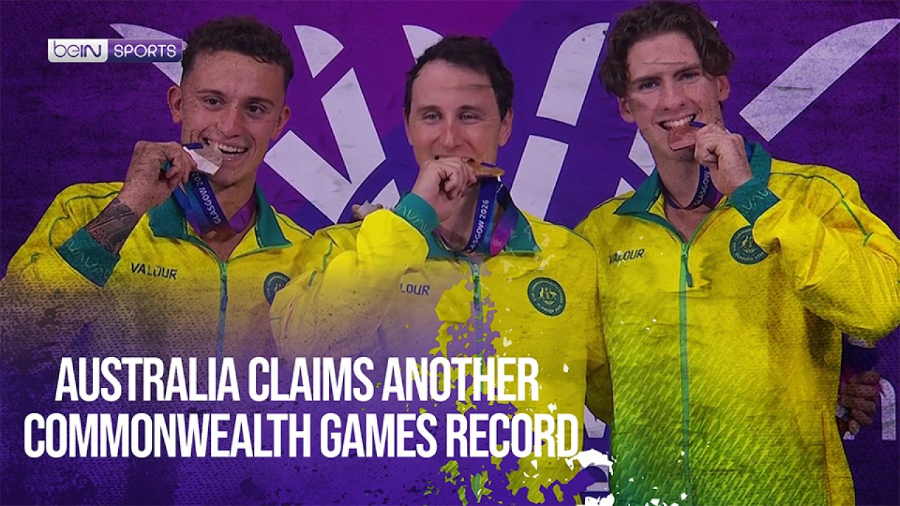 Swimming | Australia Claims Another Commonwealth Games Record in 4x200m Freestyle Relay