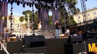Eros Ramazzotti ft Nicole Scherzinger Fino All&#39;Estasi Live Music Summer Festival 2013 ( Soundcheck)