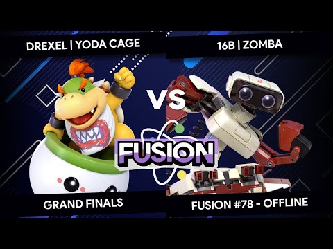 Fusion #78 - Drexel Yoda Cage (Bowser Jr.) vs 16B Zomba (R.O.B.) - Grand Finals