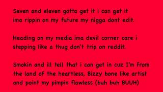 Bizzy Bone - Heartless Streets Lyrics (Fast part)