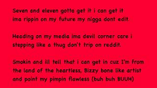 Bizzy Bone - Heartless Streets Lyrics (Fast part)