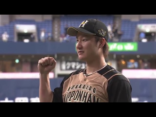 ファイターズ・渡邉選手ヒーローインタビュー 10/27 B-F