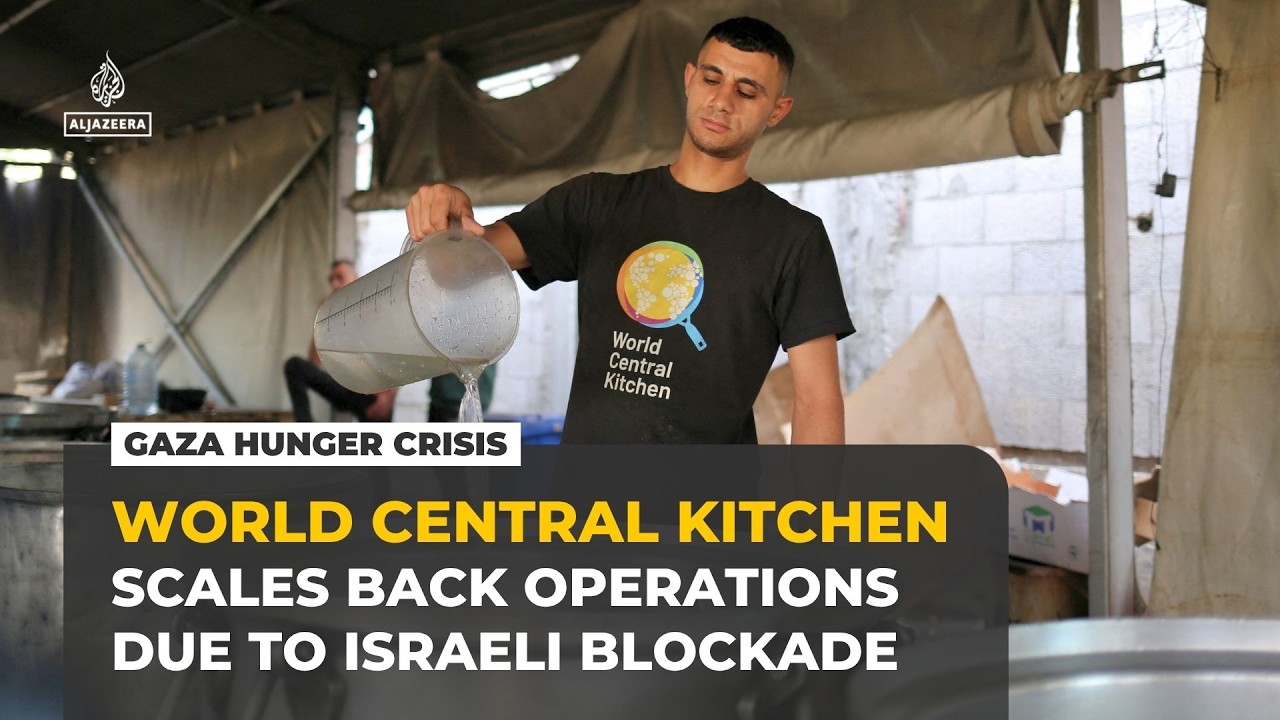 Hunger deepens in Gaza as World Central Kitchen cuts hot meals amid Israel’s blockade