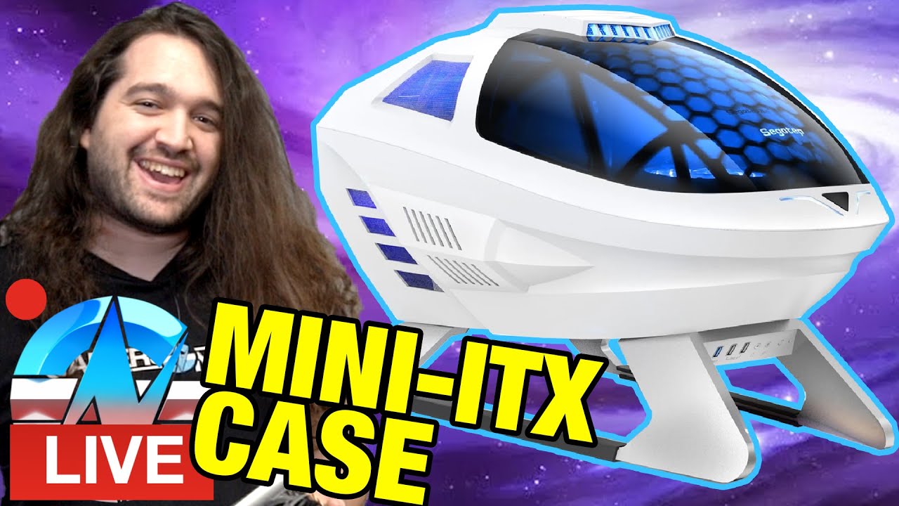 LIVE: Mini-ITX PC Build with Weird Spaceship PC Case