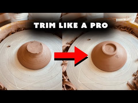 Trim Pottery Like a PRO!